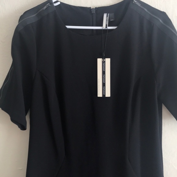 Topshop black shift dress - Picture 2 of 4